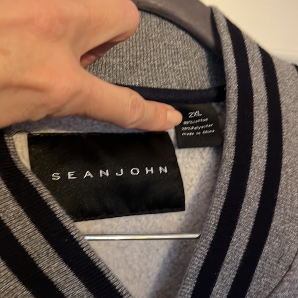 P Diddy Sean John Varsity Button Jacket Sweatsuit set Men’s - Picture 6 of 11